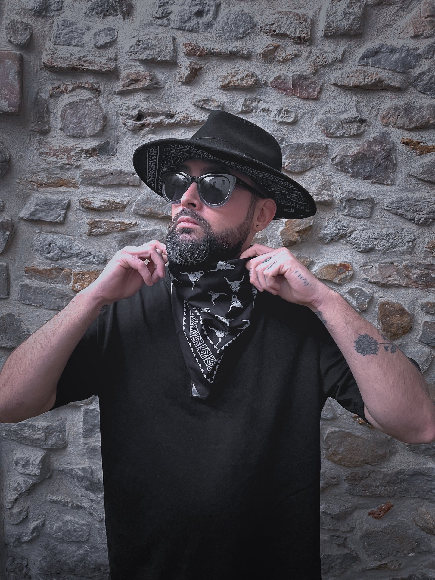 Bufalo Black Bandana