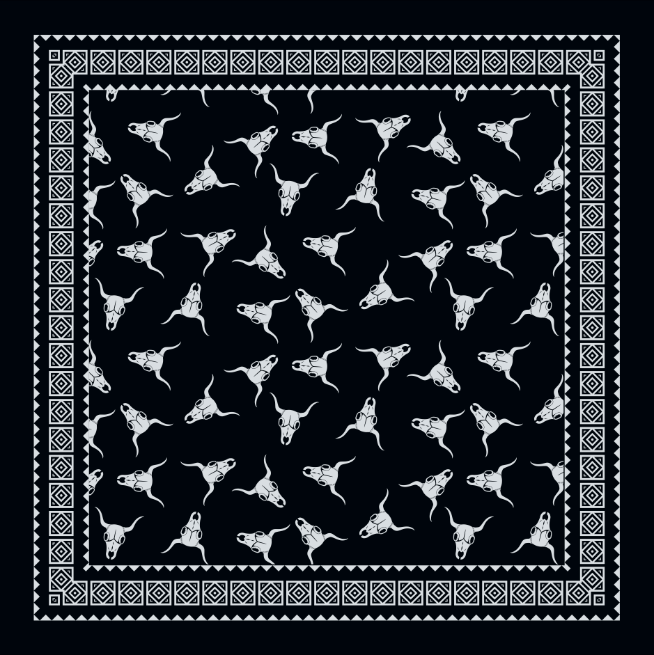 Bufalo Black Bandana